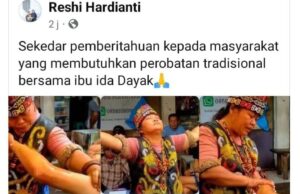 Iklan Pengobatan Tradisional Ida Dayak di GOR ACC Cunda Ternyata Hoaks