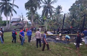 Rumah Berkonstruksi Kayu Milik Antiah di Lhoksukon Ludes Terbakar