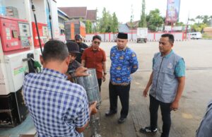 Jelang Libur Panjang Nataru, Disperindagkop Sidak SPBU di Lhokseumawe