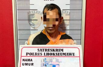 Tersangka Penyiraman Air Keras Terhadap Dua Anak Tiri di Lhokseumawe Ditangkap
