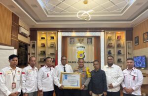 Atas Dedikasi Pemberantasan Narkoba dan Keadilan Restoratif, Polres Aceh Tamiang Dapat Penghargaan dari YARA