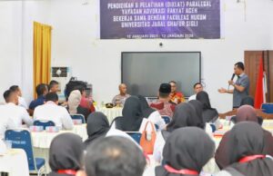 Bupati Pidie Resmikan Diklat Paralegal YARA