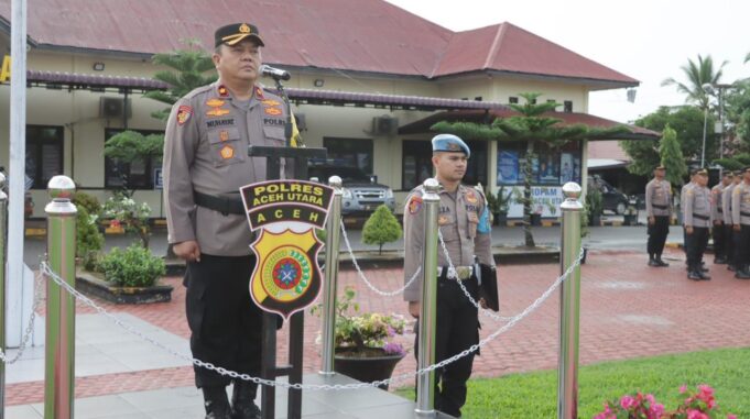 Hari Kesadaran Nasional, Wakapolres Aceh Utara: Hindari Segala Bentuk Pelanggaran