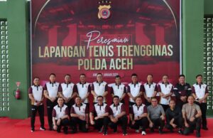 Irjen Achmad Kartiko Resmikan Lapangan Tenis Trengginas Polda Aceh