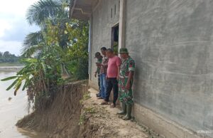Abrasi Sungai Ancam Keselamatan Warga, 4 KK di Desa Pante Gaki Balee Harus Dievakuasi