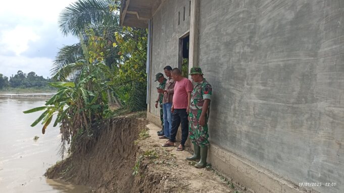 Abrasi Sungai Ancam Keselamatan Warga, 4 KK di Desa Pante Gaki Balee Harus Dievakuasi