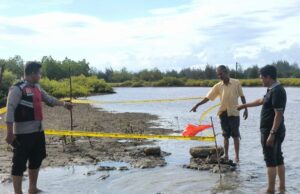 Warga Kajhu Temukan Bom Proyektil di Pantai, Polisi Lakikan ini