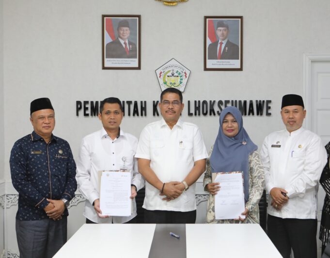 Pemko Lhokseumawe dan Bulog Teken Kerja Sama untuk Stabilitas Harga Pangan