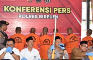 Terlibat Tawuran Menggunakan Senjata Tajam, Tujuh Remaja Diamankan Polres Bireuen