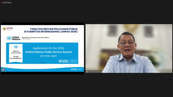 Kementerian PANRB Dukung Delapan Inovasi Pelayanan Publik Indonesia untuk UNPSA 2026