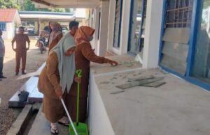 Kantor Dinsos Pemko Lhokseumawe Dilempari Batu, Pelaku Berhasil Diamankan