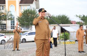 Bupati Aceh Utara Pimpin Apel Perdana, Ajak ASN Bangun Semangat Baru