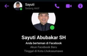 Pemerintah Kota Lhokseumawe Klarifikasi Akun Facebook Palsu Mengatasnamakan Wali Kota