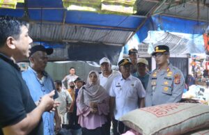 Kapolres Aceh Utara Cek Ketersediaan dan Harga Sembako Jelang Ramadhan