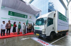 BAZNAS dan KSrelief Distribusikan 7.911 Paket Pangan Ramadan