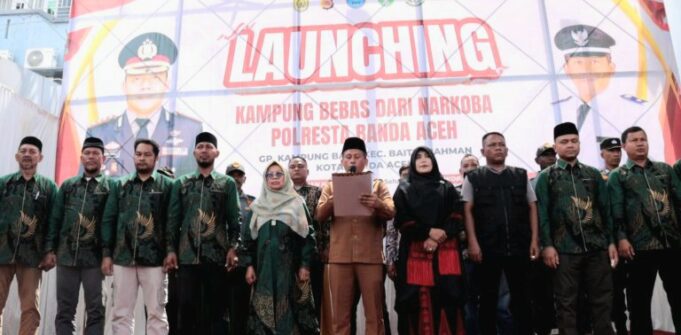 Gampong Kampung Baru Resmi Dicanangkan sebagai Kampung Bebas Narkoba ke-26