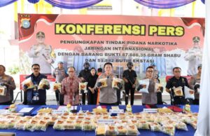 Bongkar Sindikat Narkoba, Polisi Kembali Sita 87 Kg Sabu dan 51 Ribu Pil Ekstasi