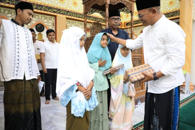 Safari Ramadhan Pemkab Aceh Utara, Silaturahmi dan Santunan di Dua Lokasi