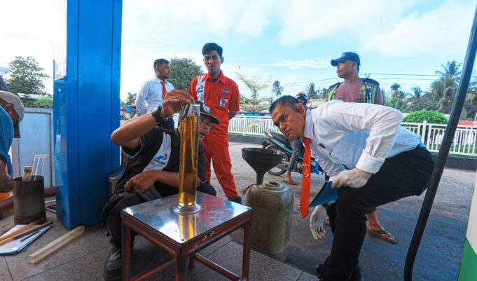Polres Aceh Utara Sidak SPBU untuk Cegah Penyalahgunaan BBM
