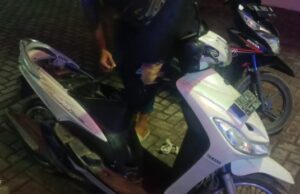 Motor Korban Ditemukan di Jalan Usai Aksi Curanmor Ketahuan