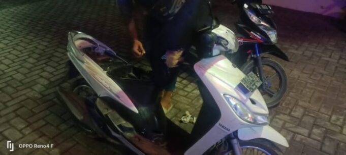 Motor Korban Ditemukan di Jalan Usai Aksi Curanmor Ketahuan