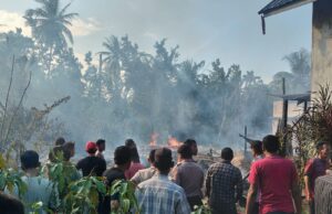 Kebakaran Hebat di Gampong Cibrek, Dari 3 hanya 1 Unit Rumah Ludes Dilahap