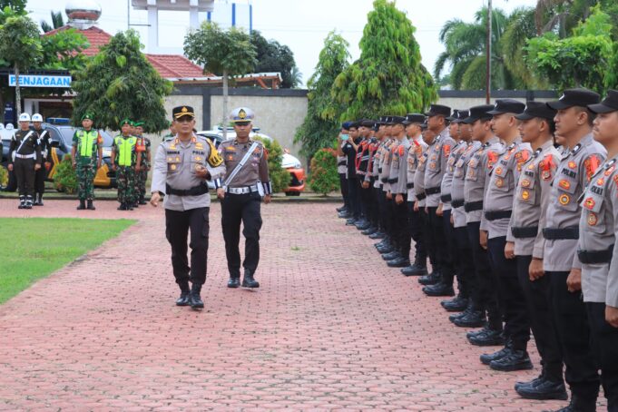 Gelar Apel Pasukan Operasi Ketupat Seulawah 2025, Polres Aceh Utara Siap Amankan Idul Fitri