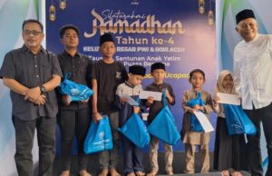 Himpun Dana Rp 55,5 Juta, PWI Aceh Santuni 111 Anak Yatim Â