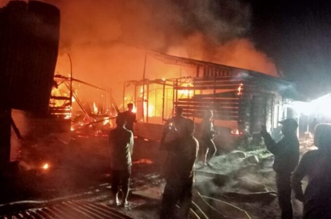 Api Lahap Enam Rumah di Bener Meriah, Kerugian Ditaksir Mencapai Rp 700 Juta