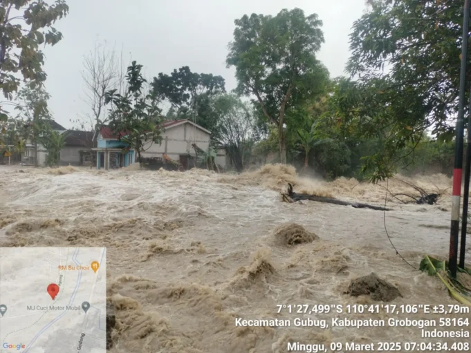 Banjir di Grobogan Mulai Surut, Ribuan Rumah Masih Terdampak