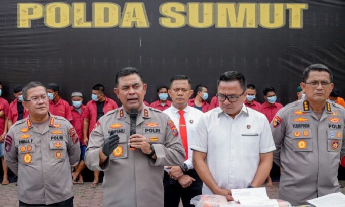 Polda Sumut Tangkap 164 Tersangka Narkoba dalam Sepekan, Ungkap 132 Kasus