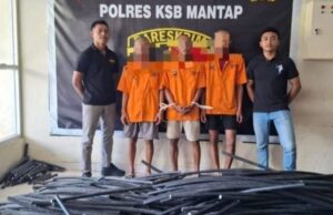 Tiga Pencuri Kabel PLN Ditangkap, Kerugian Capai Rp 200 Juta