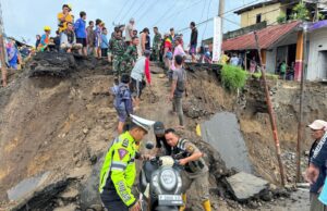 Polisi Jelaskan Kondisi Terkini Jembatan Cidadap Simpenan Kabupaten Sukabumi