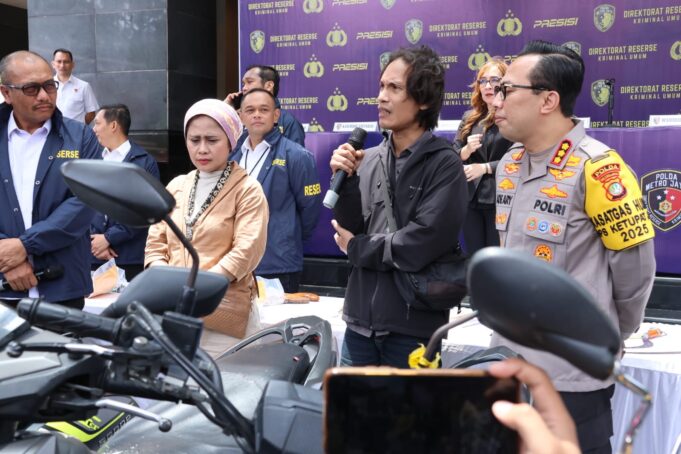 Polda Metro Jaya Kembalikan Kendaraan Hasil Curian, Warga Apresiasi Gerak Cepat Polisi