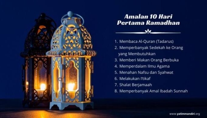 Hikmah Puasa dan Shalat Tarawih dalam 10 Hari Pertama Ramadan
