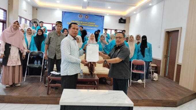 Prodi KPI USM Teken MoU dan Kunjungan Belajar ke PWI Aceh