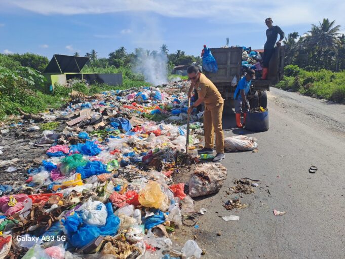 Penanganan Sampah di Tanah Luas, 3 Armada Dikerahkan, Volume Sampah Mulai Berkurang