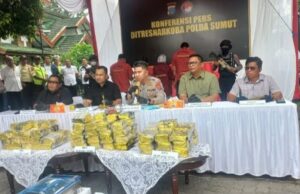 Bongkar Sindikat Narkoba Antar Provinsi, Polda Sumut Sita 100 Kilogram Sabu