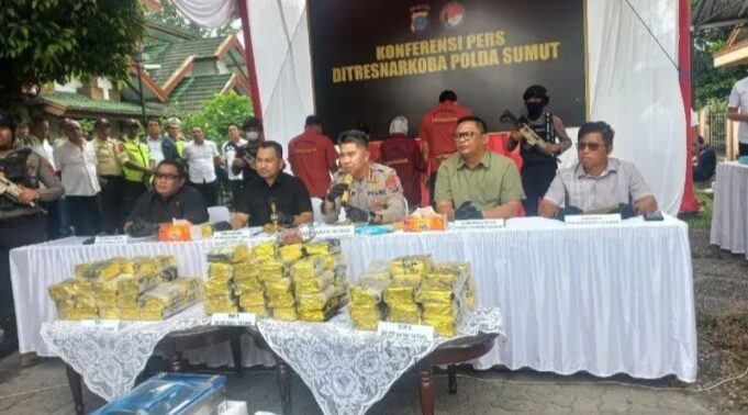 Bongkar Sindikat Narkoba Antar Provinsi, Polda Sumut Sita 100 Kilogram Sabu