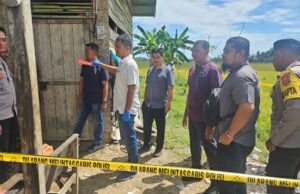 Polisi Amankan Lakasi Penemuan Mayat Pria di Aceh Utara