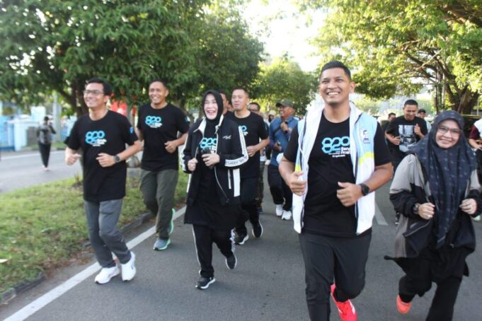 Semarak HUT Kota ke-820, Ratusan Peserta Meriahkan Banda Aceh Run 8,20K Bersama Kapolresta