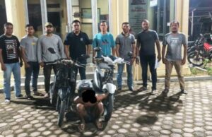 Tim Lebah Polsek Darussalam Tangkap Residivis Curanmor, Dua Motor Diamankan