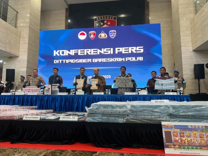 Bareskrim Sita Rp194,7 Miliar dari Rekening Penampungan Judi Online