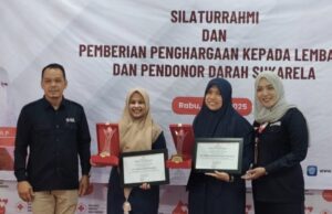 PIM Raih Dua Penghargaan dari PMI Aceh Utara atas Kontribusi Donor Darah Terbanyak Tahun 2024