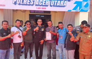 Tim Pewarta Raih Juara 2 Lomba Konten Kreatif Polri Aceh Utara