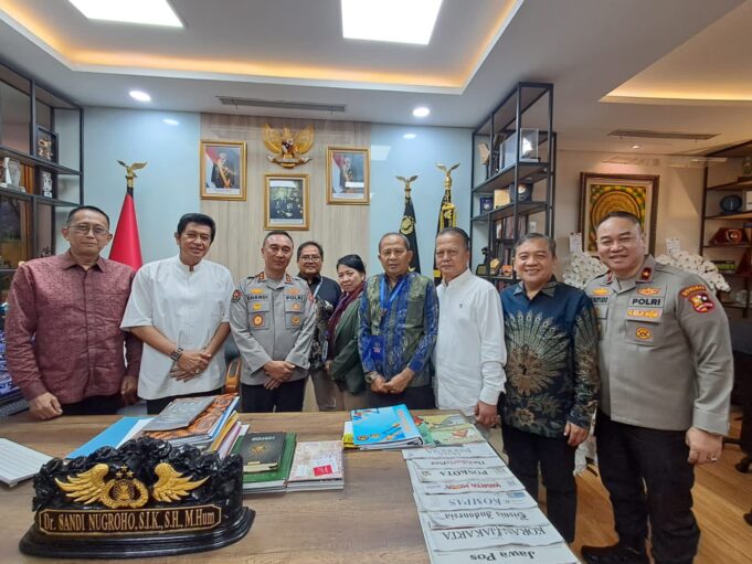 Panitia Kongres PWI Persatuan Audiensi ke Kapolri