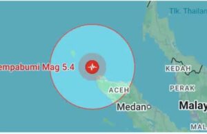 Kota Sabang Diguncang Gempa Magnitudo 5,4, Getaran Terasa hingga Banda Aceh