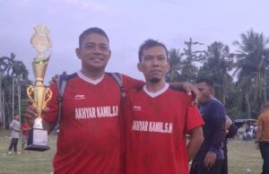 Gigi Melayang, Trofi Datang! Muspika Tanah Luas Juara Turnamen HUT RI ke-80