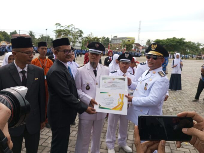 Ayahwa Pimpin Upacara HUT ke-80 RI di Aceh Utara