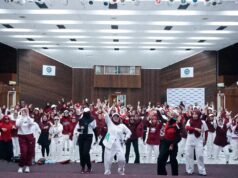 Zumba Party Meriahkan HUT ke-80 RI di Lhokseumawe